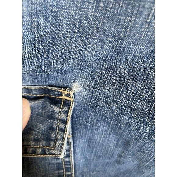 Gloria Vanderbilt jeans 14 Baggy Cargo Pockets Dark Wash Belted Y2k Streetwear - Picture 6 of 8